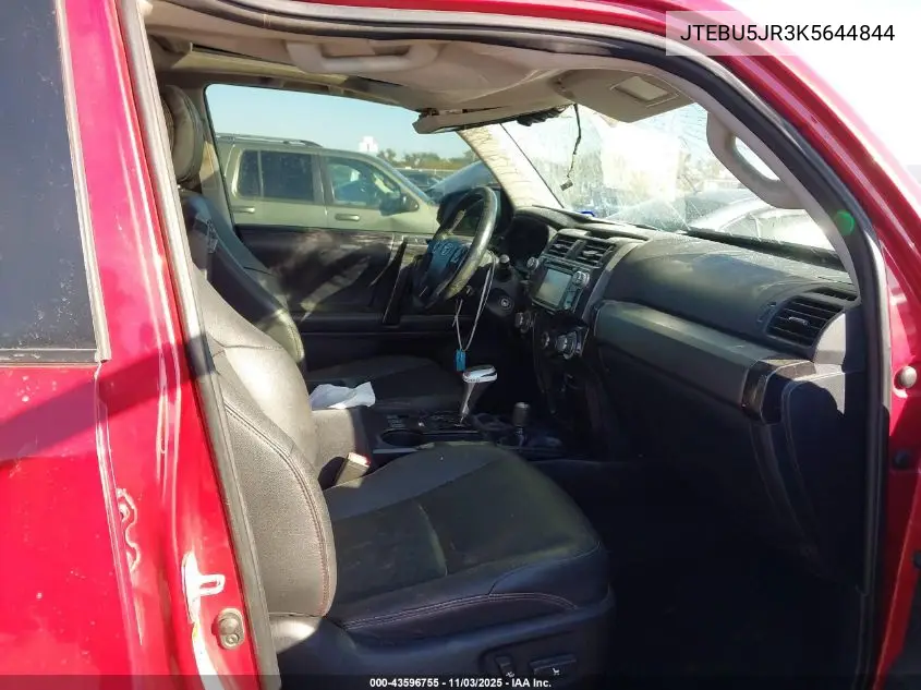 JTEBU5JR3K5644844 2019 Toyota 4Runner Trd Off Road Premium