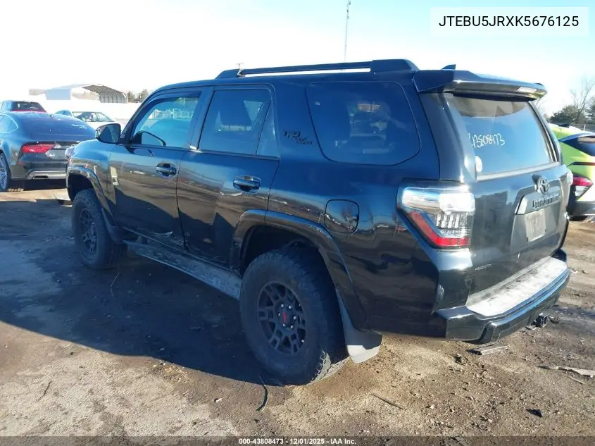 JTEBU5JRXK5676125 2019 Toyota 4Runner Trd Off Road