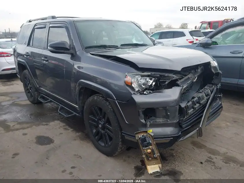 JTEBU5JR2K5624178 2019 Toyota 4Runner Limited Nightshade