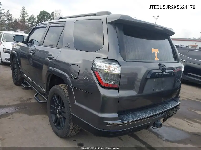 JTEBU5JR2K5624178 2019 Toyota 4Runner Limited Nightshade