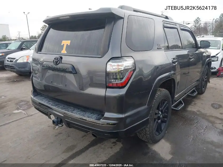 JTEBU5JR2K5624178 2019 Toyota 4Runner Limited Nightshade