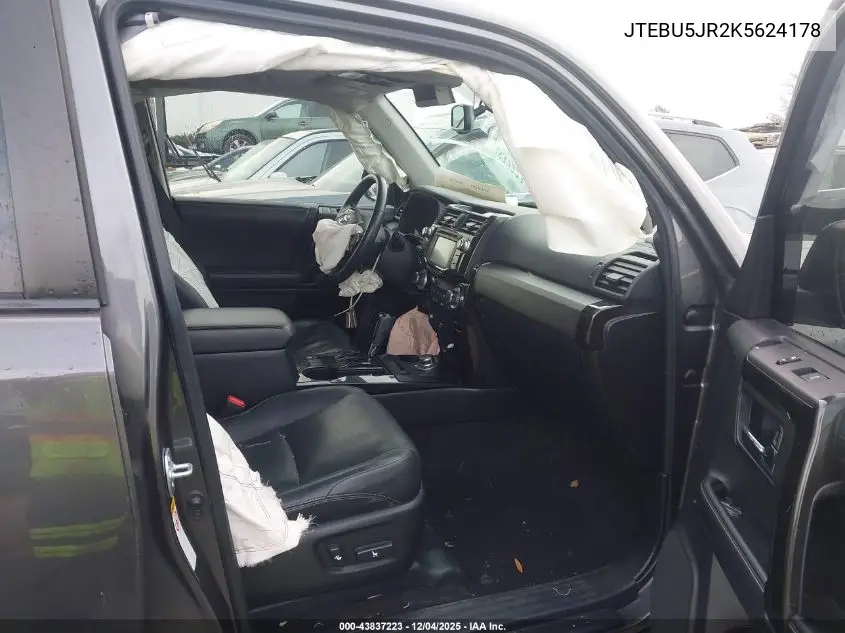 JTEBU5JR2K5624178 2019 Toyota 4Runner Limited Nightshade