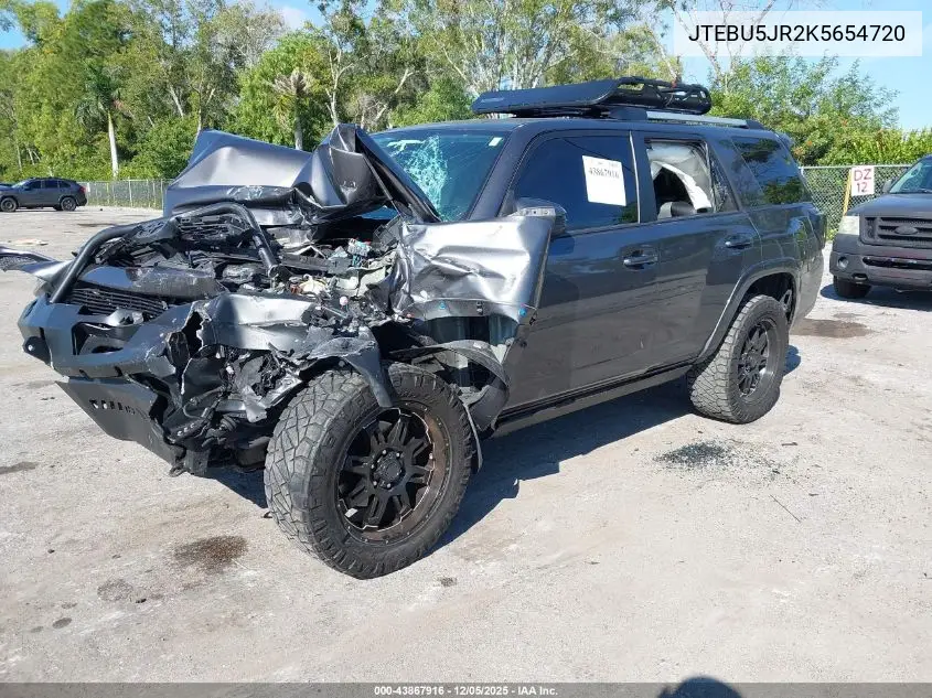 JTEBU5JR2K5654720 2019 Toyota 4Runner Sr5 Premium