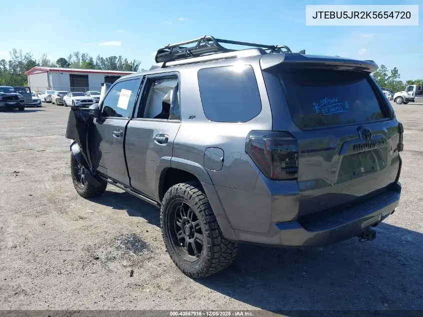JTEBU5JR2K5654720 2019 Toyota 4Runner Sr5 Premium