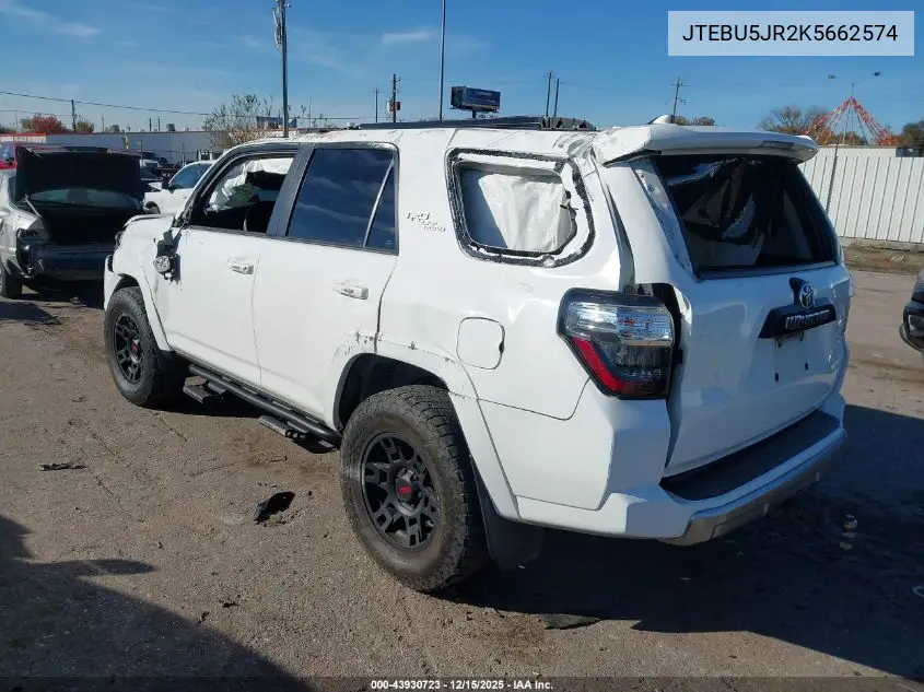 JTEBU5JR2K5662574 2019 Toyota 4Runner Trd Off Road