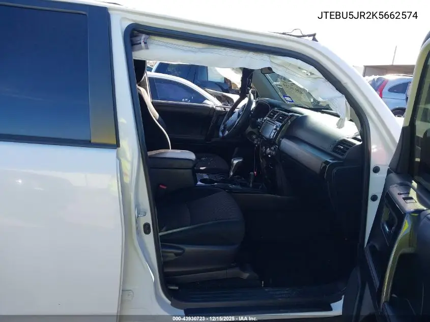 JTEBU5JR2K5662574 2019 Toyota 4Runner Trd Off Road