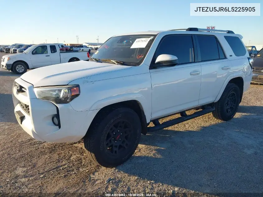JTEZU5JR6L5225905 2020 Toyota 4Runner Sr5