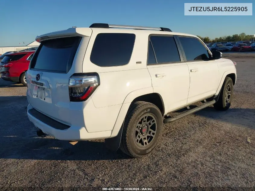 JTEZU5JR6L5225905 2020 Toyota 4Runner Sr5