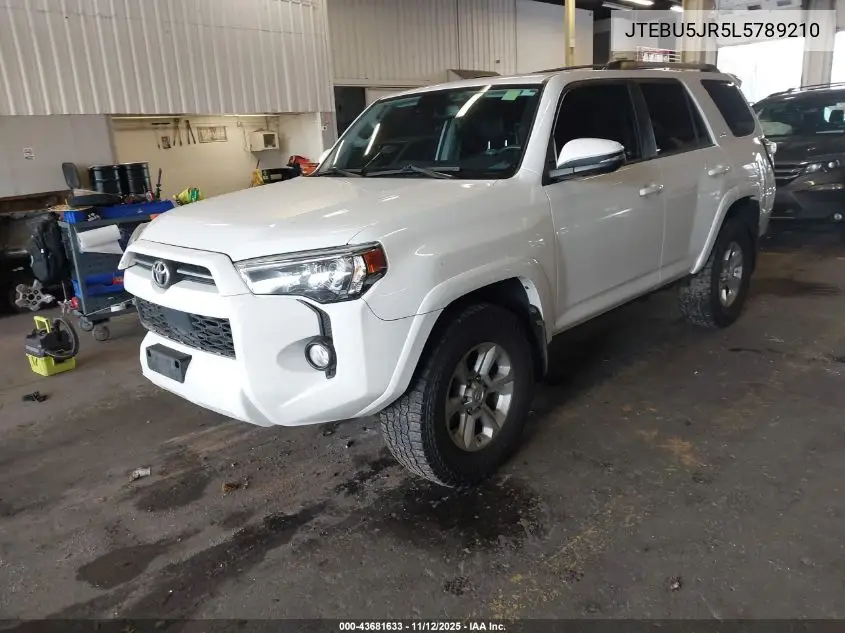 JTEBU5JR5L5789210 2020 Toyota 4Runner Sr5 Premium