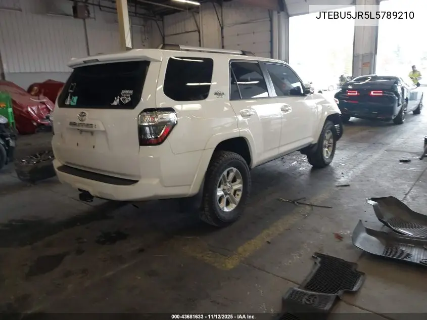 JTEBU5JR5L5789210 2020 Toyota 4Runner Sr5 Premium