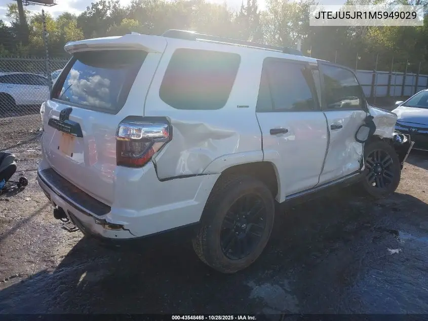 JTEJU5JR1M5949029 2021 Toyota 4Runner Nightshade Special Edition