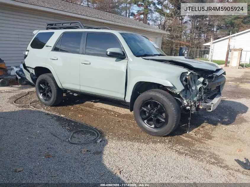 JTELU5JR4M5905924 2021 Toyota 4Runner Trd Pro