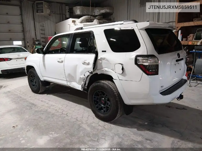 JTENU5JRXM5859511 2021 Toyota 4Runner Sr5 Premium