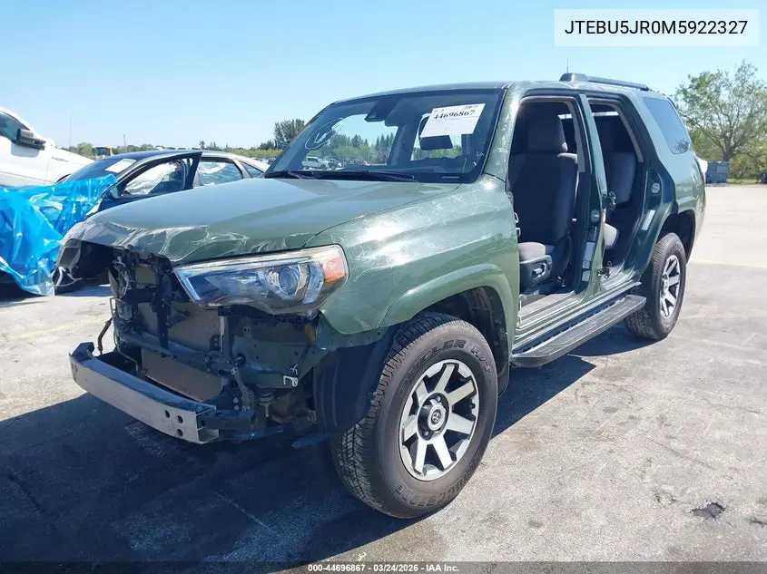 JTEBU5JR0M5922327 2021 Toyota 4Runner Trail Special Edition
