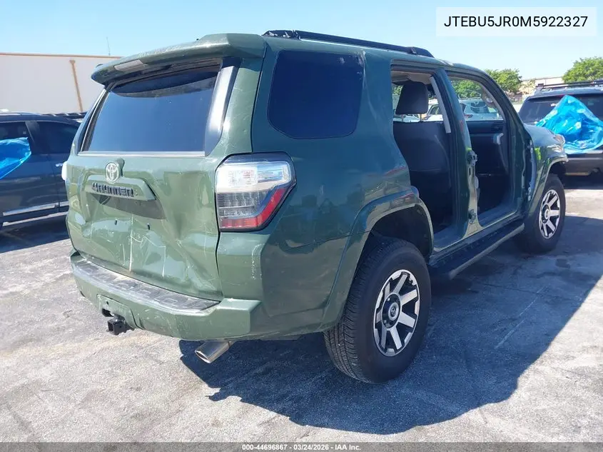 JTEBU5JR0M5922327 2021 Toyota 4Runner Trail Special Edition