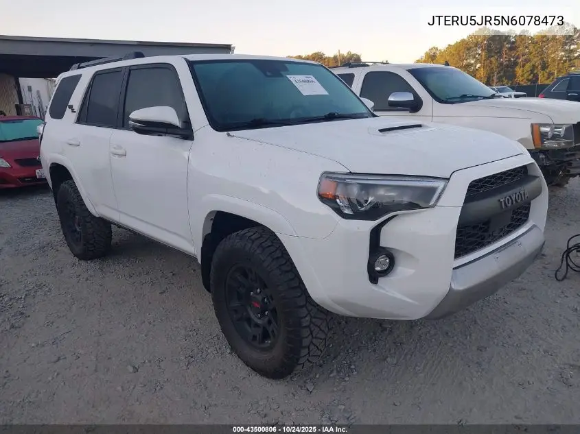 JTERU5JR5N6078473 2022 Toyota 4Runner Trd Off Road Premium