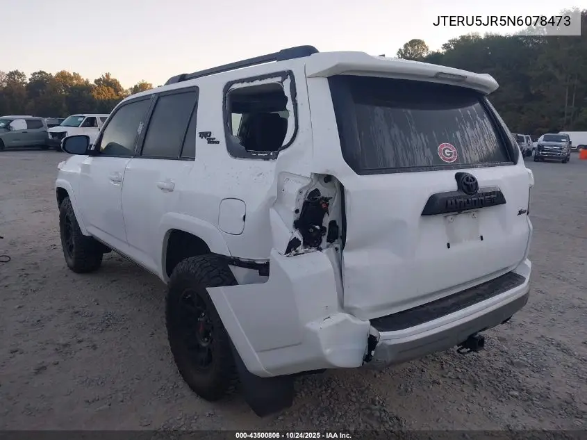 JTERU5JR5N6078473 2022 Toyota 4Runner Trd Off Road Premium