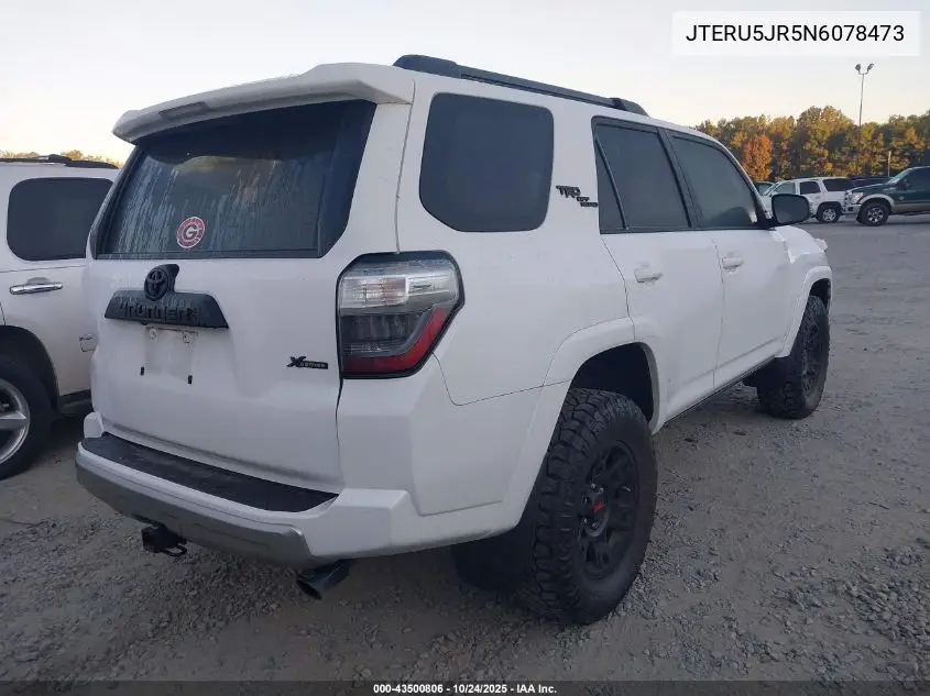 JTERU5JR5N6078473 2022 Toyota 4Runner Trd Off Road Premium