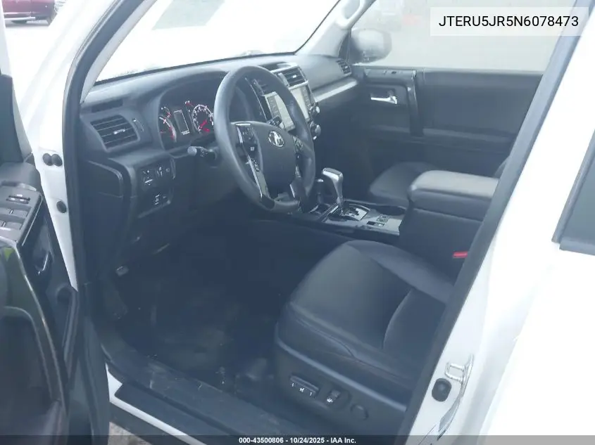 JTERU5JR5N6078473 2022 Toyota 4Runner Trd Off Road Premium