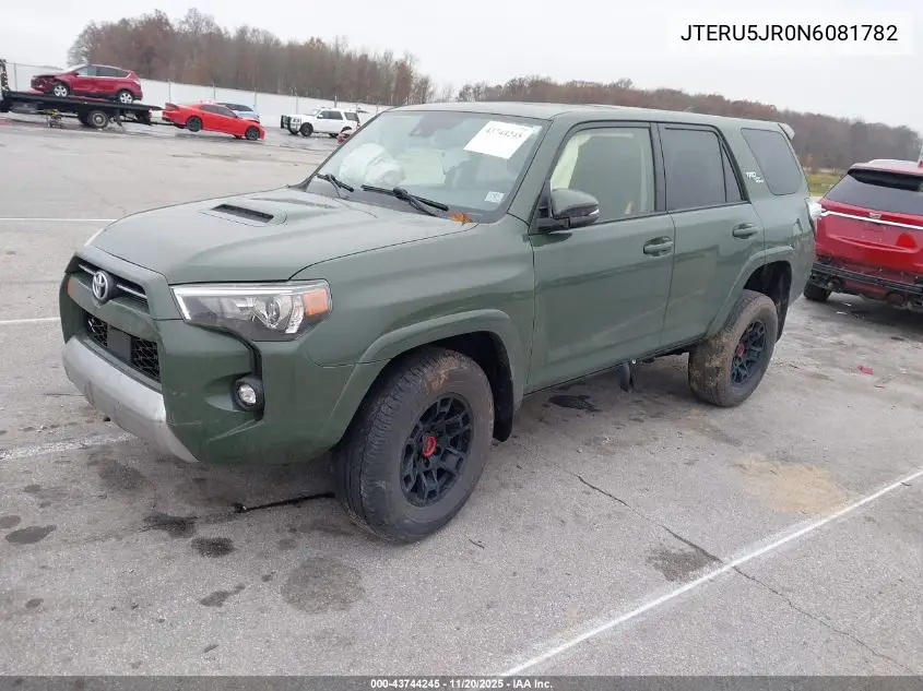 JTERU5JR0N6081782 2022 Toyota 4Runner Trd Off Road Premium