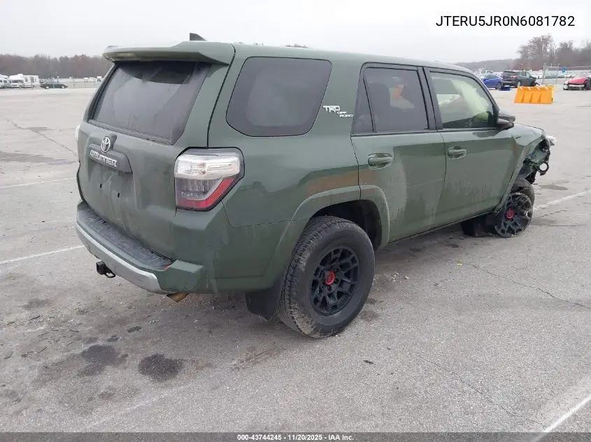 JTERU5JR0N6081782 2022 Toyota 4Runner Trd Off Road Premium