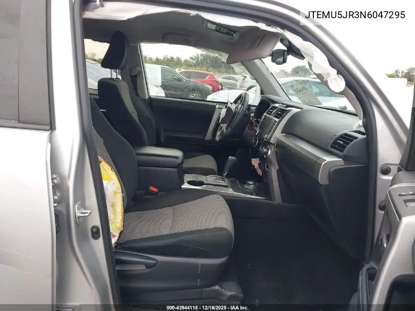 JTEMU5JR3N6047295 2022 Toyota 4Runner Sr5
