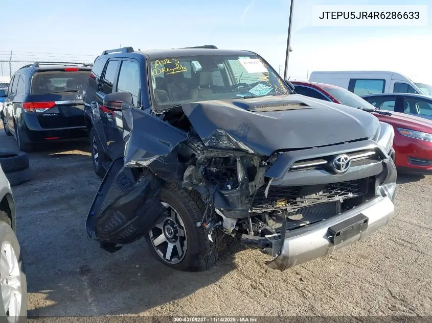 JTEPU5JR4R6286633 2024 Toyota 4Runner Trd Off Road
