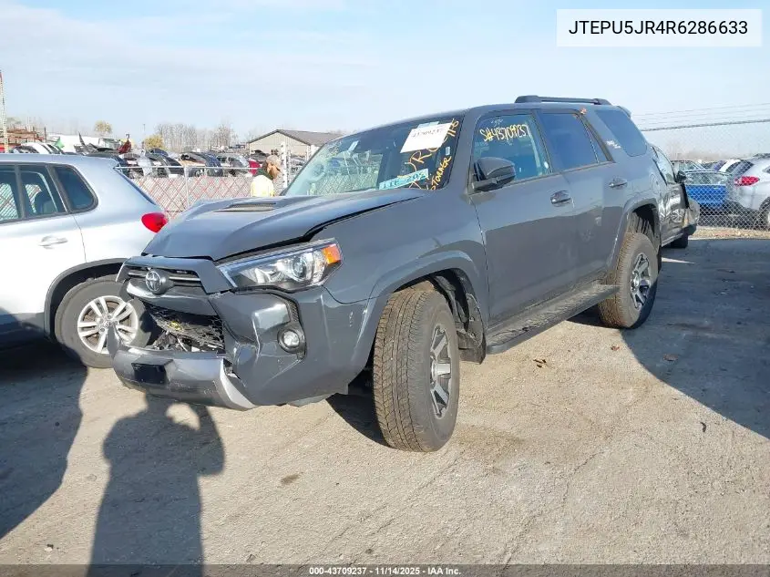 JTEPU5JR4R6286633 2024 Toyota 4Runner Trd Off Road