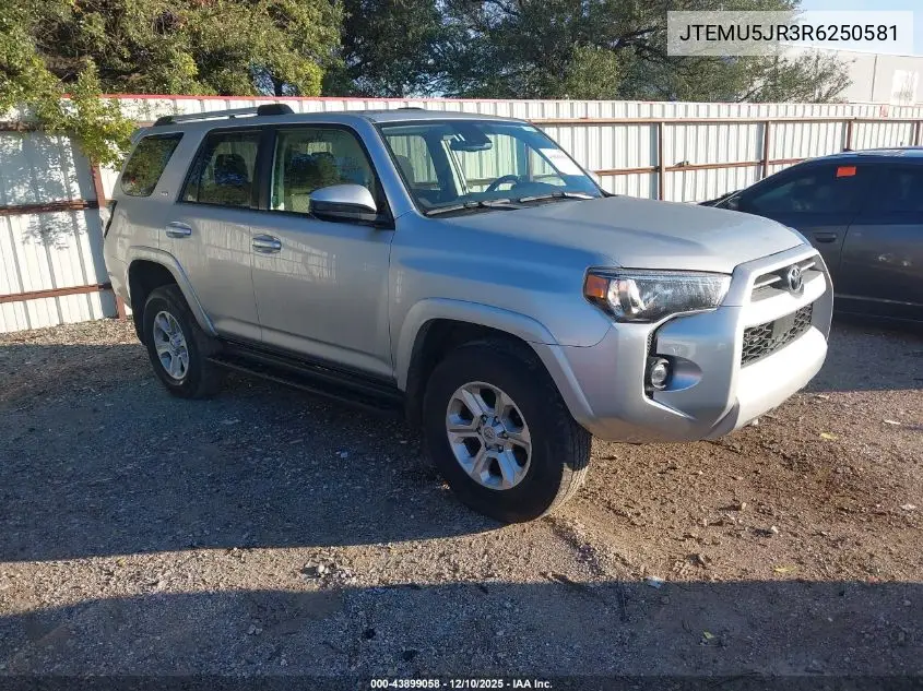 JTEMU5JR3R6250581 2024 Toyota 4Runner Sr5