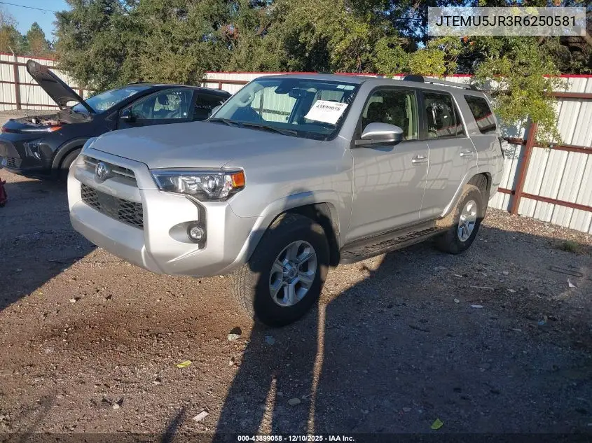 JTEMU5JR3R6250581 2024 Toyota 4Runner Sr5