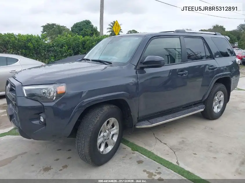 JTEEU5JR8R5312891 2024 Toyota 4Runner Sr5/Trd Sport/Sr5 Premium/Limited