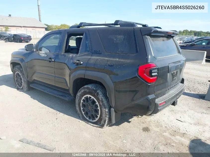 JTEVA5BR4S5026260 2025 Toyota 4Runner