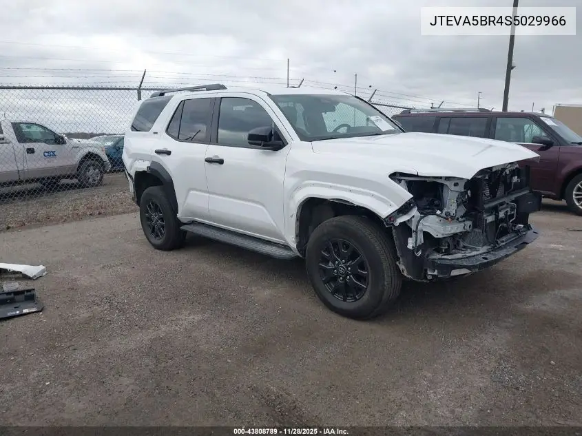 JTEVA5BR4S5029966 2025 Toyota 4Runner Sr5