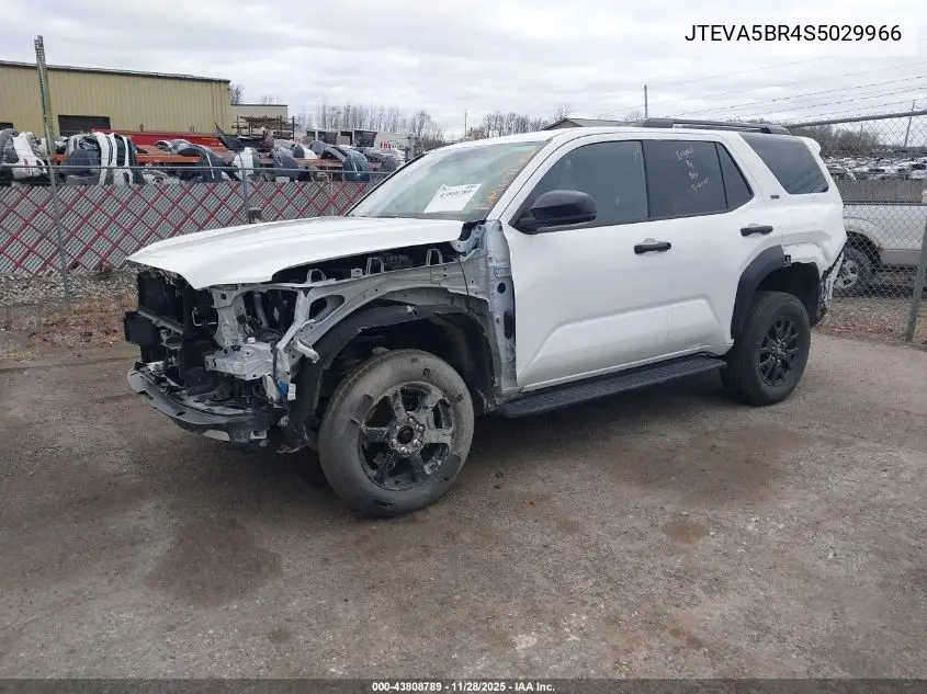 JTEVA5BR4S5029966 2025 Toyota 4Runner Sr5