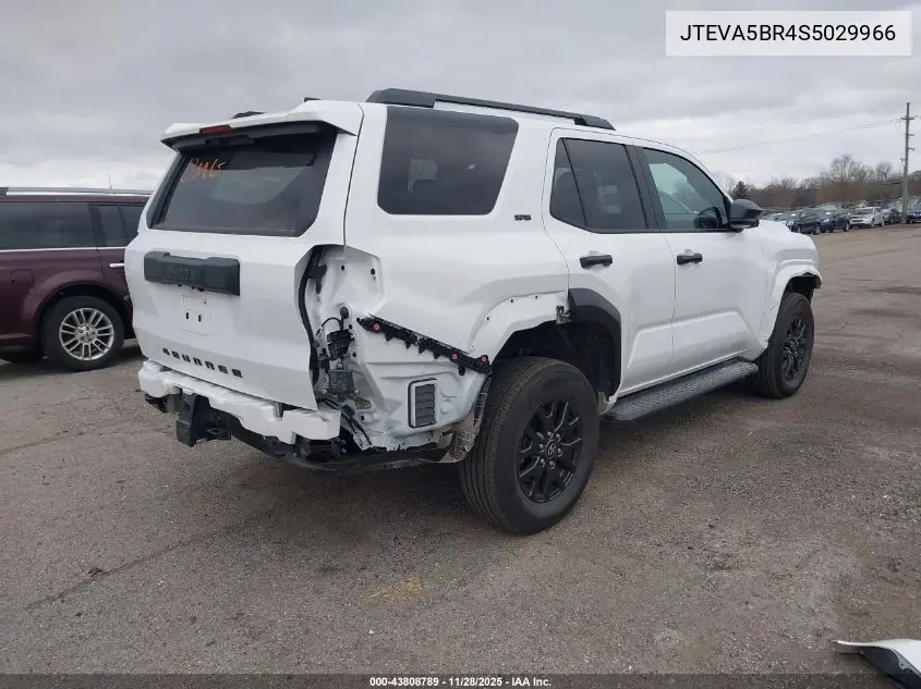 JTEVA5BR4S5029966 2025 Toyota 4Runner Sr5