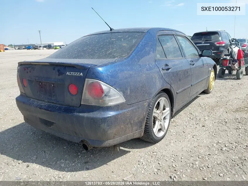 2004 Toyota Altezza VIN: SXE100053271 Lot: 12613783