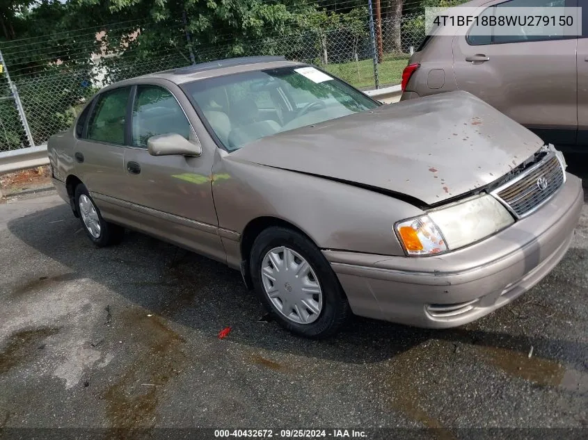 4T1BF18B8WU279150 1998 Toyota Avalon Xl