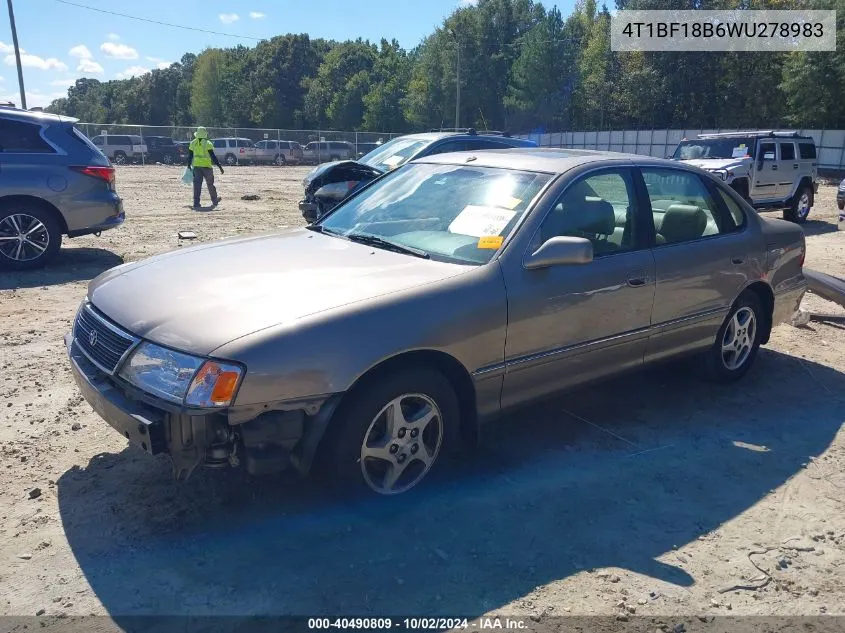 4T1BF18B6WU278983 1998 Toyota Avalon Xls