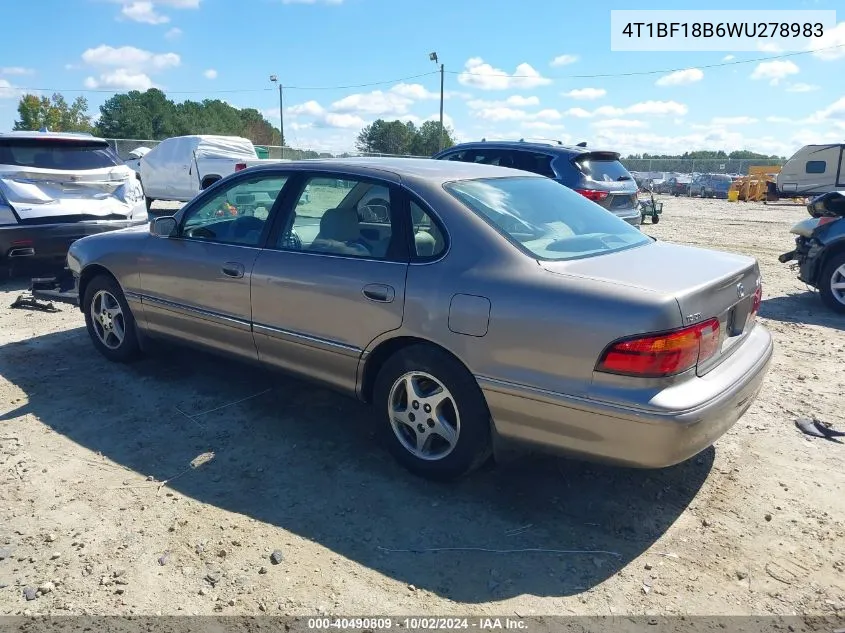 4T1BF18B6WU278983 1998 Toyota Avalon Xls