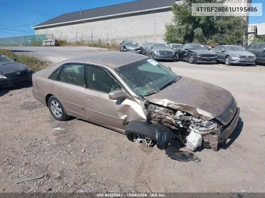 4T1BF28B61U195486 2001 Toyota Avalon Xl