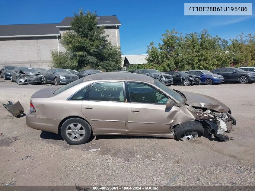 4T1BF28B61U195486 2001 Toyota Avalon Xl