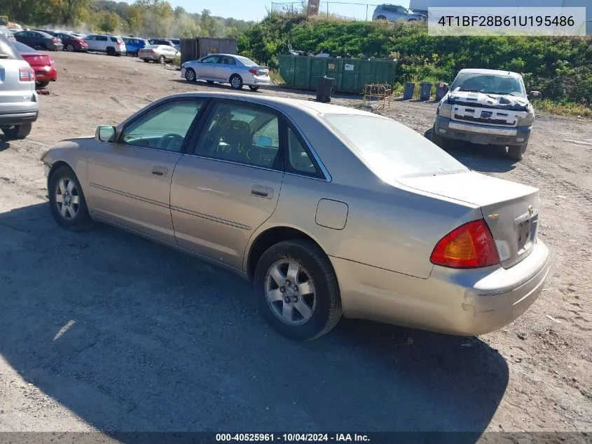 4T1BF28B61U195486 2001 Toyota Avalon Xl