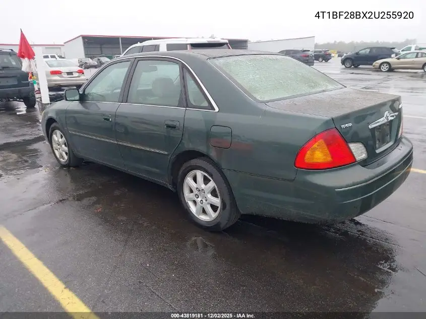 4T1BF28BX2U255920 2002 Toyota Avalon Xls