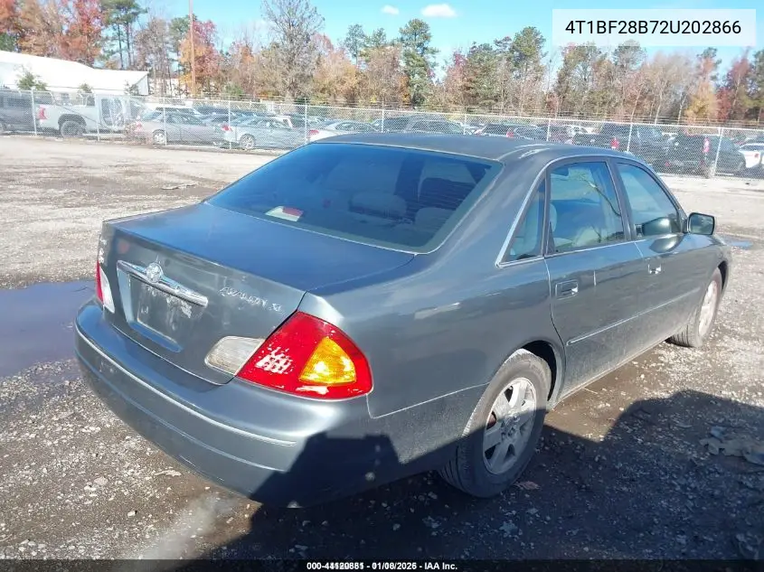 4T1BF28B72U202866 2002 Toyota Avalon Xl