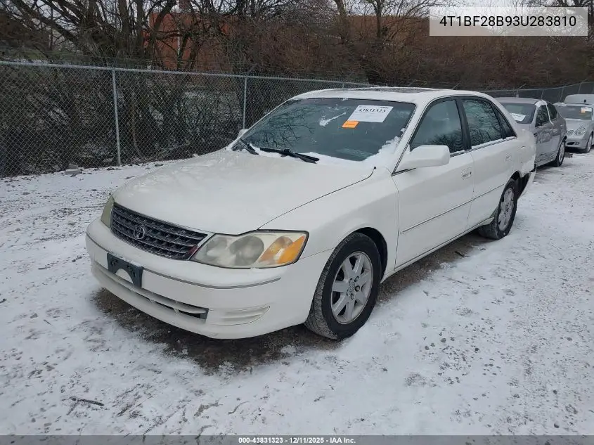 4T1BF28B93U283810 2003 Toyota Avalon Xl