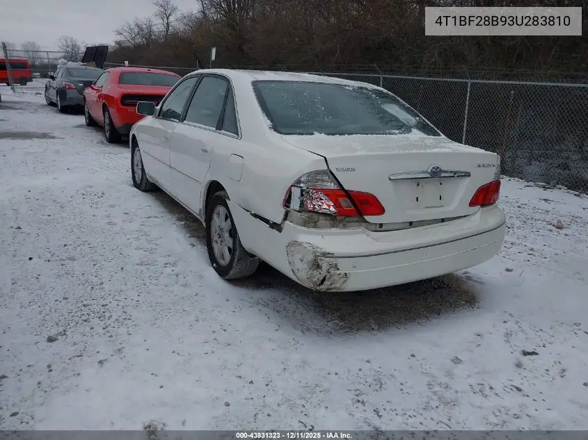 4T1BF28B93U283810 2003 Toyota Avalon Xl