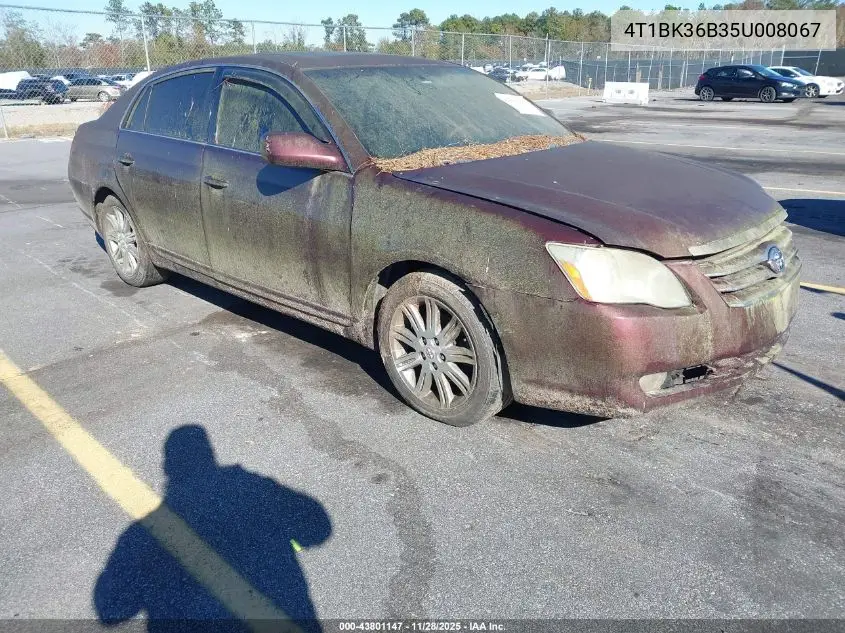 4T1BK36B35U008067 2005 Toyota Avalon Limited