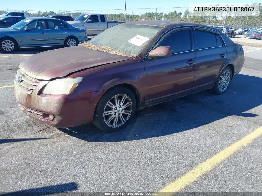 4T1BK36B35U008067 2005 Toyota Avalon Limited
