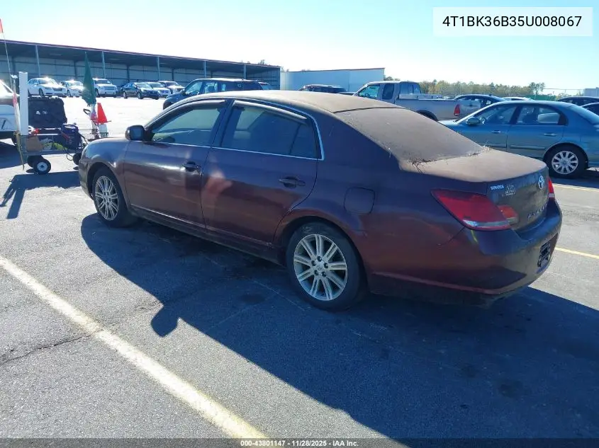 4T1BK36B35U008067 2005 Toyota Avalon Limited