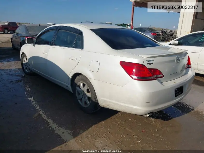 4T1BK36BX5U032317 2005 Toyota Avalon Xl